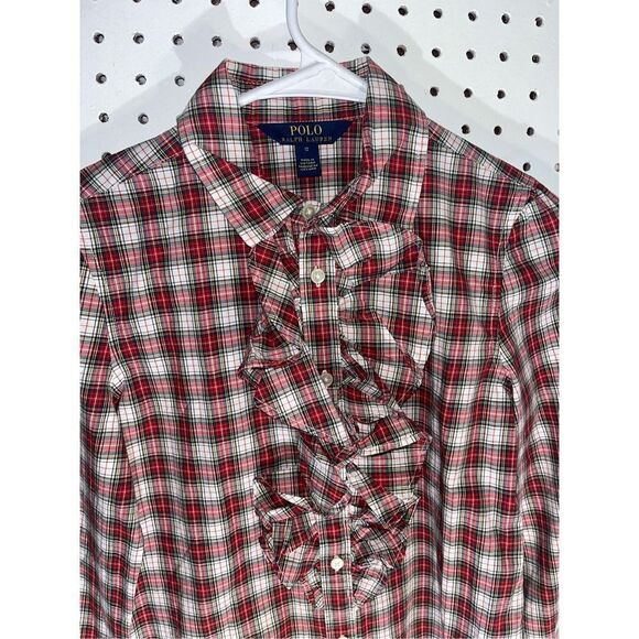Girls Polo Ralph Lauren button down shirt - Picture 3 of 4